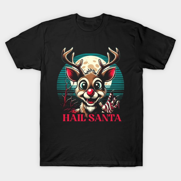 Hail Santa T-Shirt by Trendsdk